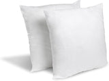 Blå Câlin Set med 2 kuddar med fast komfort "Alaska", superfyllning, 100 % bomull Percale kuvert, vit, 65 X 65 cm fyrkantig form Naty Shop standardkuddar