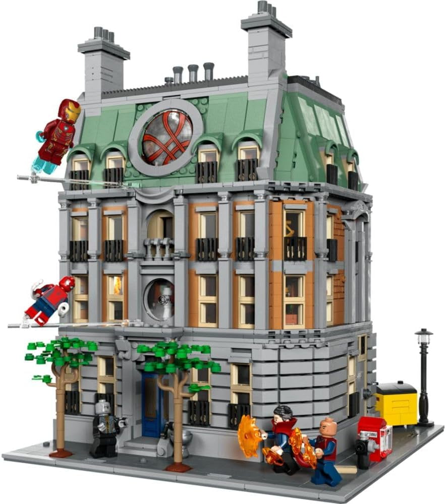 LEGO Marvel Sanctum Sanctorum 3-våningars modulbyggt set med Doctor Strange och Iron Man-minifigurer Avengers: Endgame Toy House Fan Samlarobjekt Stort rumsdekor 76218 Byggset Besuche den LEGO-Store