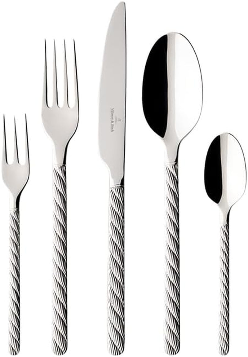 Villeroy And Boch - Montauk bestickset, olika storlekar, rostfritt stål Kitchen Naty Shop 30 stycken