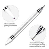ANGNYA 4000 Stück Strasssteine Nägel Nail Art Strasssteine Dekorationen Nagelsteine Für Nail Art Zubehör Und Klare Kristall Strasssteine Handwerk Mit Pick up Pinzette Und Strass Picker Dotting Pen...