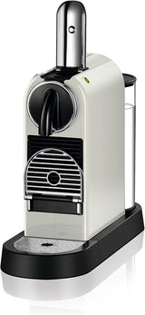 Nespresso EN167.W Citiz kapselespressomaskin, högtryckspump och idealisk temperaturkontroll, utan Aeroccino (mjölkskummare), energisparfunktion, 1260 W, gräddvit, 37,4 x 11,9 x 25,5 cm