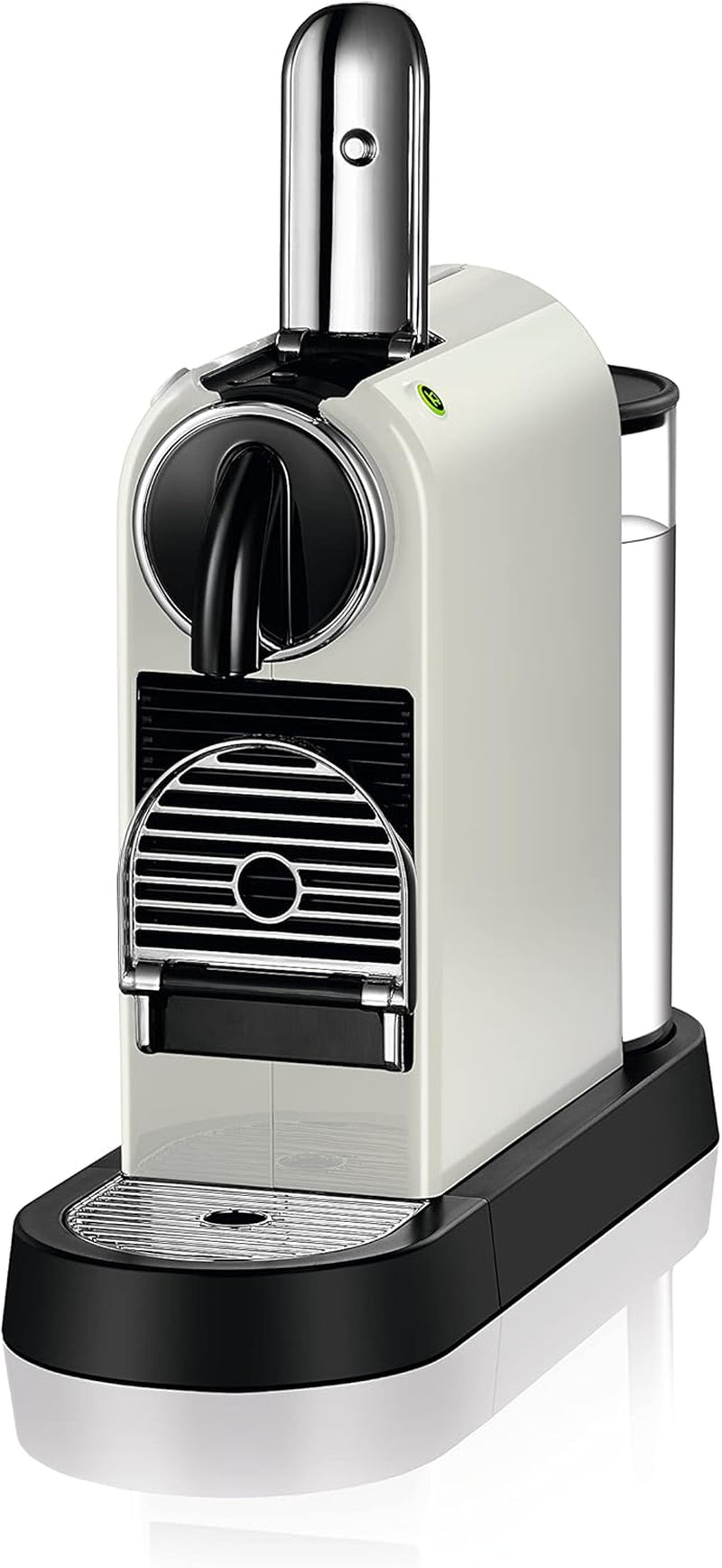 Nespresso EN167.W Citiz kapselespressomaskin, högtryckspump och idealisk temperaturkontroll, utan Aeroccino (mjölkskummare), energisparfunktion, 1260 W, gräddvit, 37,4 x 11,9 x 25,5 cm