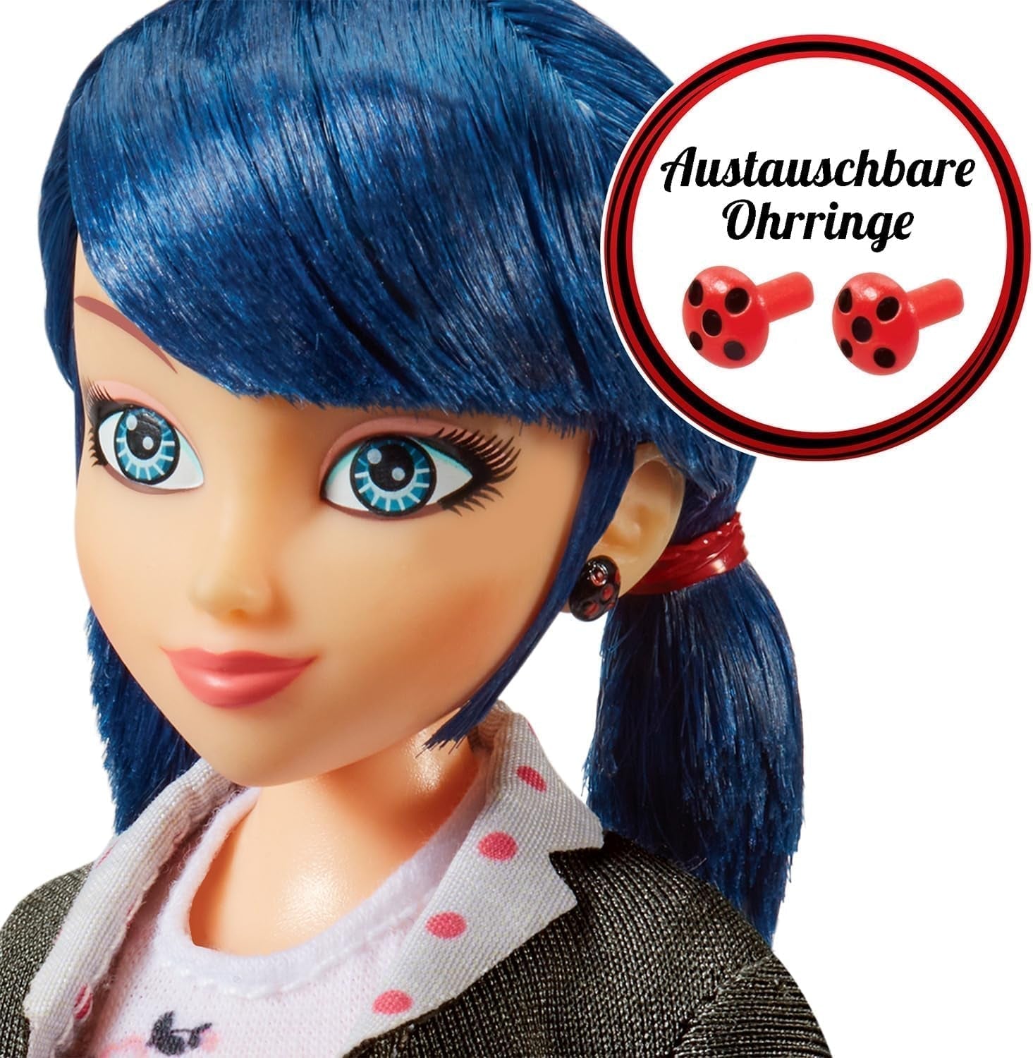 Bandai - Miraculous Ladybug - Dress up docka 26 cm med två outfits - Ladybug - P50355 Dolls Naty Shop