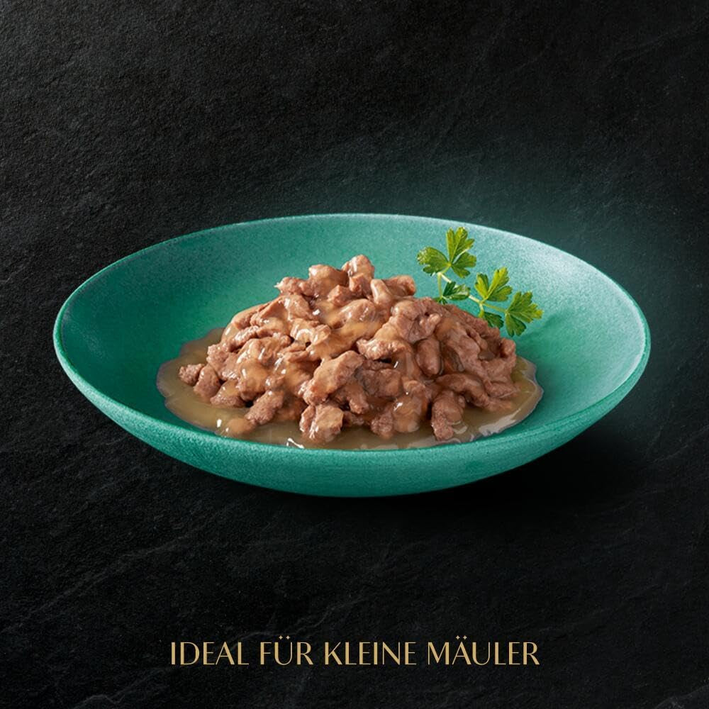 Sheba våtfoder för kattungar, i olika påsar, med lax (MSC) och kyckling i sås, multipack 40x85g