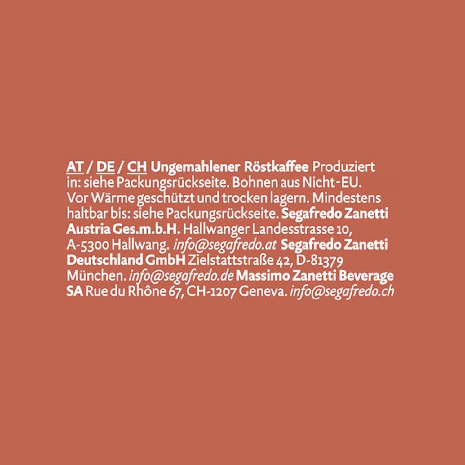 Segafredo Zanetti Selezione Cream Beans, förpackning om 6 (1 x 1 kg)