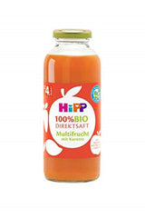 Hipp 100% ekologiska juicer, multifrukt med morot, förpackning om 6 (6 x 330 ml) Naty Shop 6 x 330 ml Multifrukt med morot