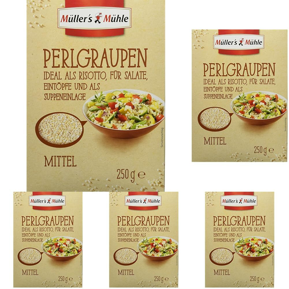 Müllers Mühle pärlkorn, 250g (förpackning med 5)
