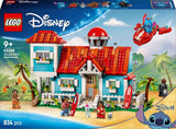LEGO Ç€ Disney Beach House från "Lilo and Stitch" - Byggbar leksak med 6 rum, observatorium, rymdskepp och 5 minifigurer - födelsedagspresent för flickor och pojkar 9+ och fans 43268 Besuche den LEGO-Store byggset