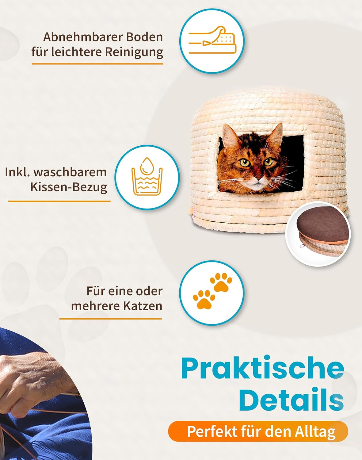 Filtar och möbler, husdjur, grottor och hus, katter, sängar för katter, katter - sängar, madrasser