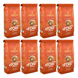 Crema d'Oro Intensa kaffe, malet kaffe, rostat kaffe, hela bönor, kaffebönor, 8 x 1000 g