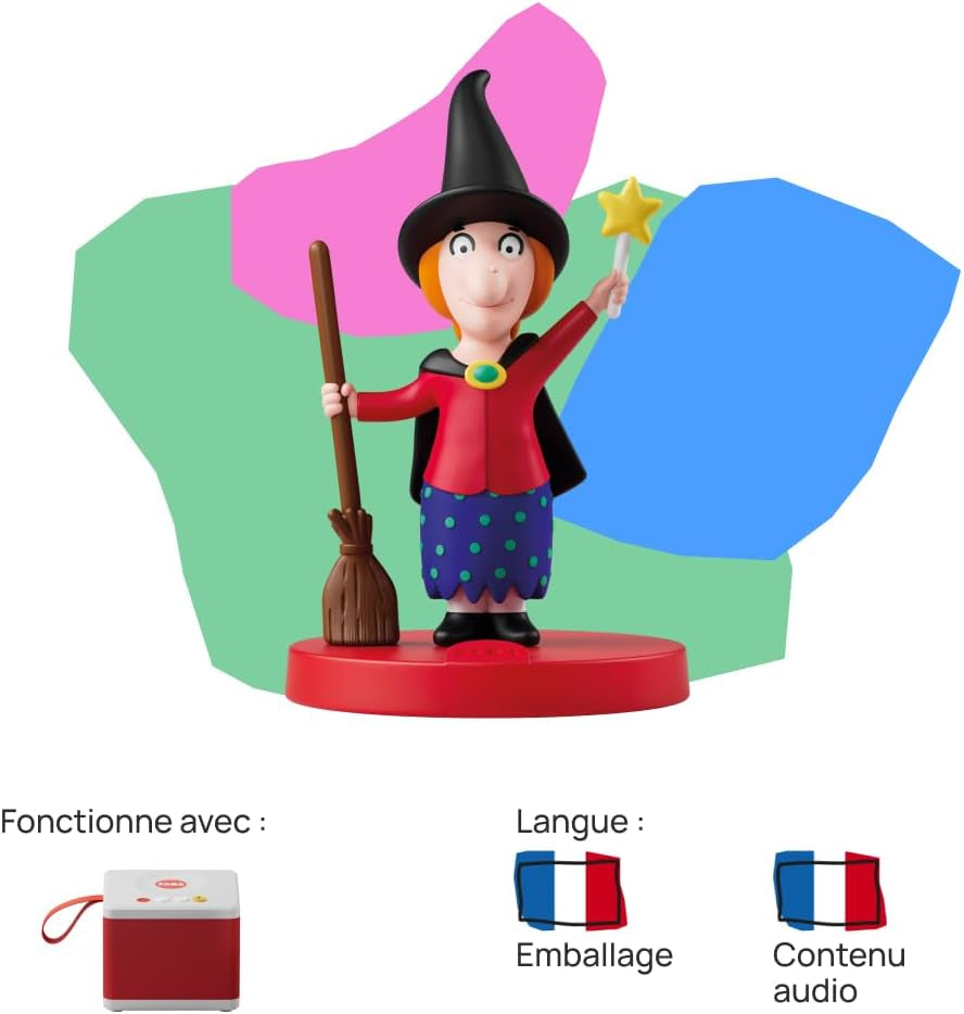 Ljudfigur Häxan från luften - sagor och ljudhistorier - leksak, pedagogiskt innehåll, fransk version, barn 2-4 år Leksaker Bebe Naty Shop