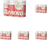 Toalettpapper Renova Renova Grand Royal 4-lagers - 6 rullar, stor (pack med 5)