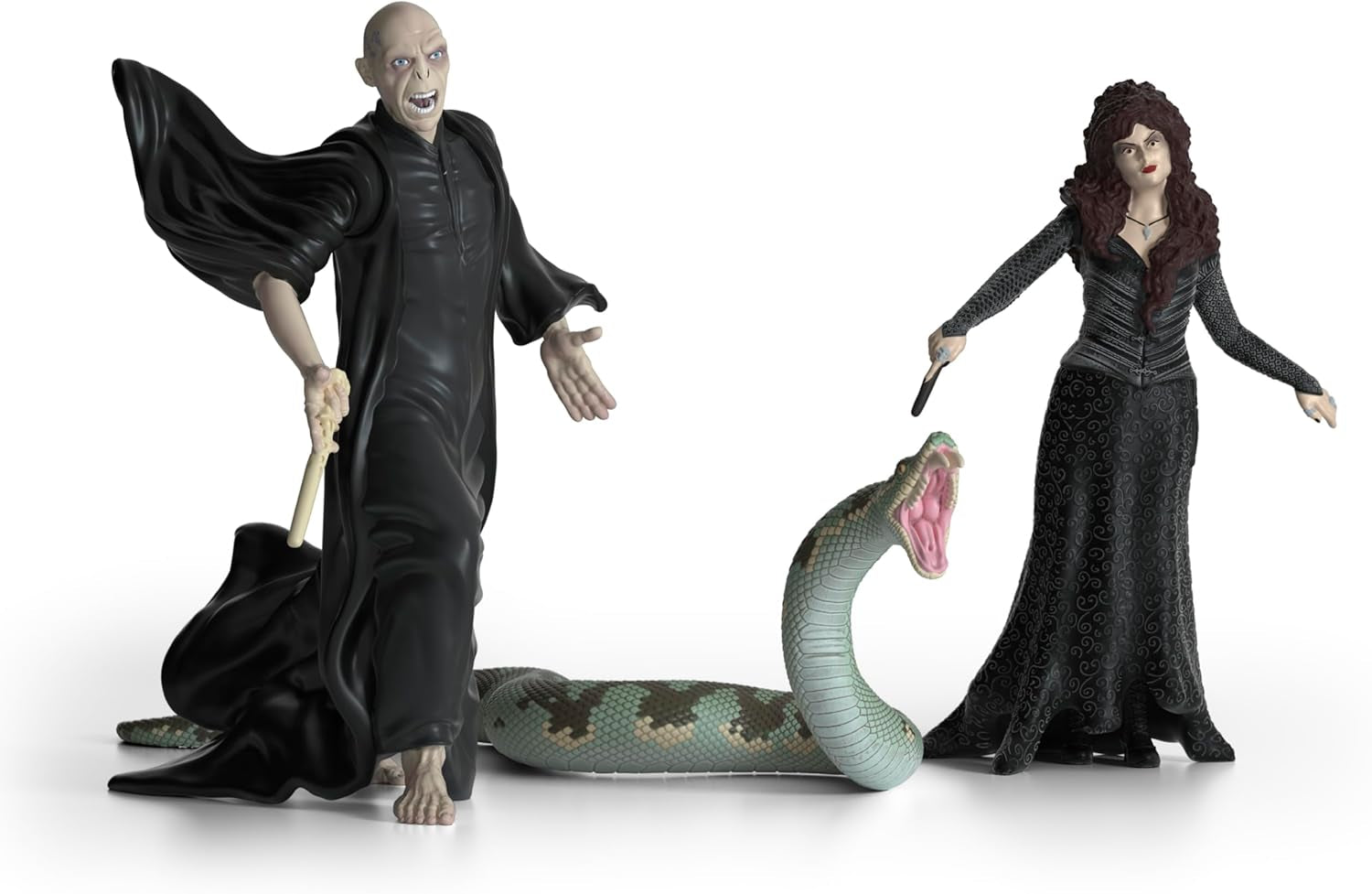 Schleich 42684 Lord Voldemort, Nagini & Bellatrix Lestrange, Från 6 år, HARRY POTTER - lekfigur, 21 X 16 X 18 cm Actionfigurer Naty Shop