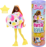 Barbie Cutie Reveal Docka och tillbehör, Batik Bunny Plysch kostym och 10 färgskiftande överraskningar, Color Dream Series, HRK38 Naty Shop Pinguin Batik Dolls