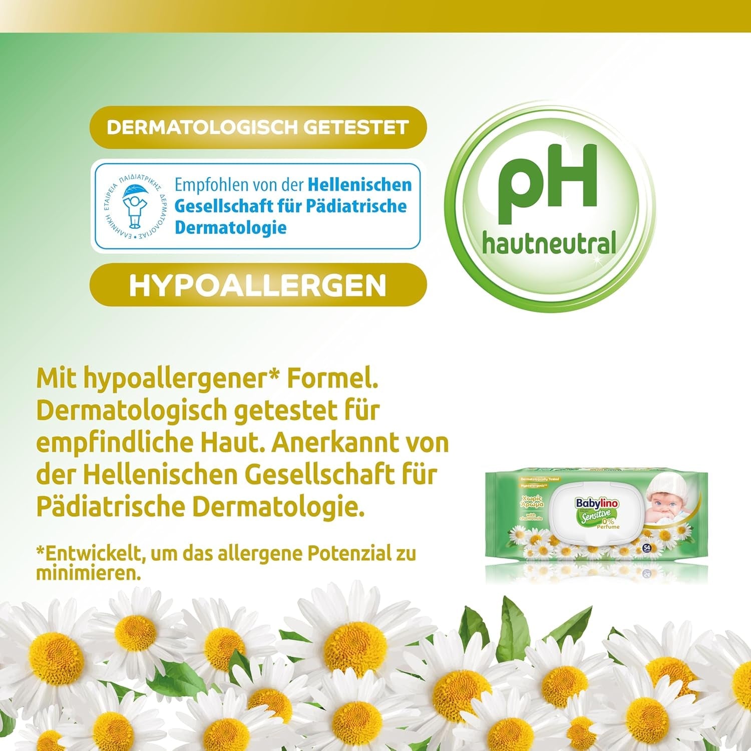 Känsliga babyservetter, 0 % doft, 98 % naturlig formel som återställer hudens pH-balans, friskhetstätning, 54 våtservetter