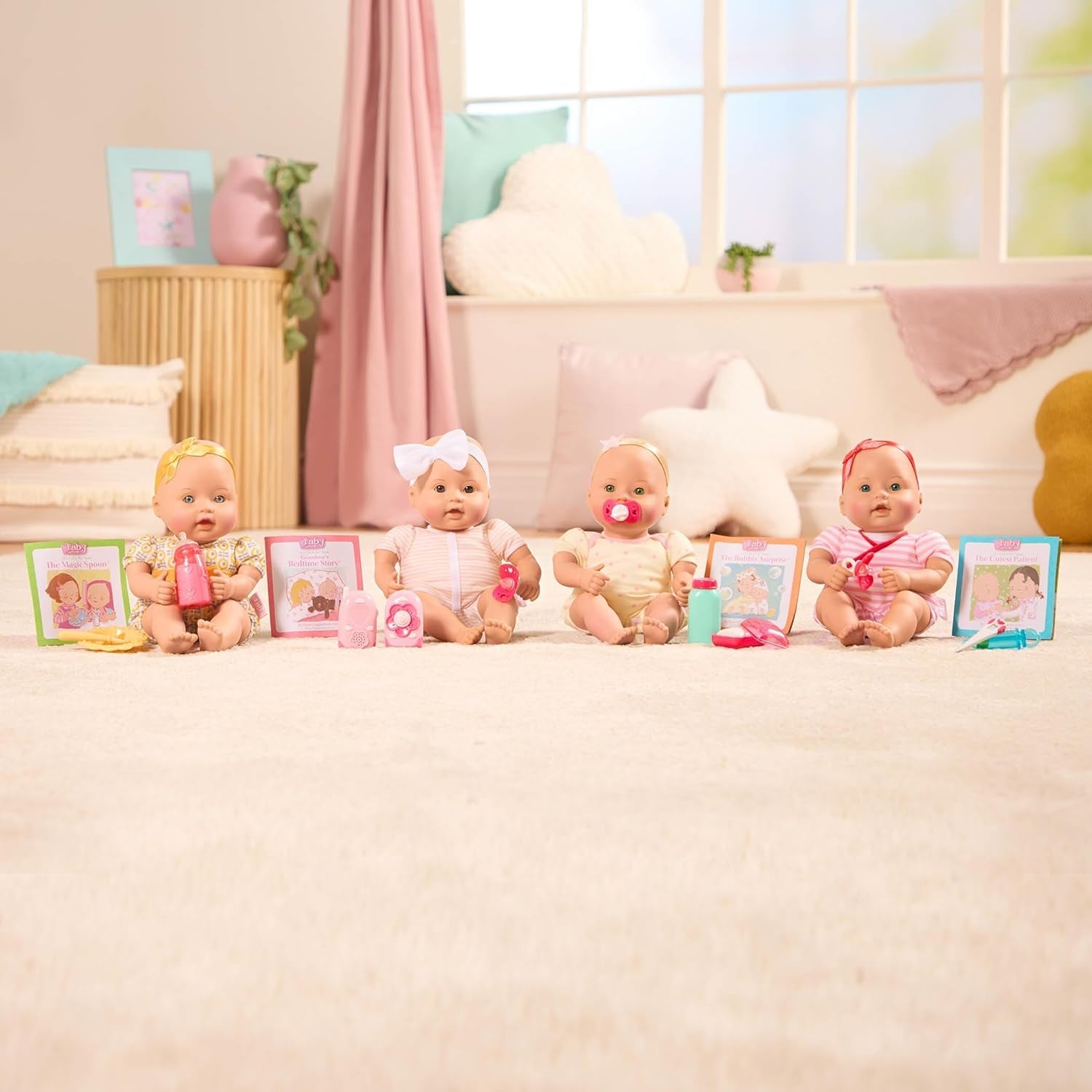 Baby Sweetheart Doll - Sovdags - 31 cm - Mjuk kropp - Napptillbehör - Låtsaslek - Leksak från 3 år och uppåt