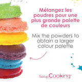 ScrapCooking, Set med 3 pulveriserade matfärger - röd, gul, blå, 3 x 5 gram Naty Shop