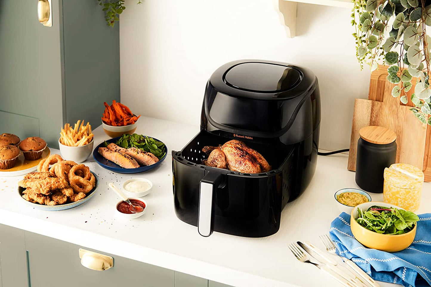 Russell Hobbs Air Fryer L 4L Rapid Airfryer, 7 matlagningsfunktioner, 10 program Hushållsapparater Naty Shop