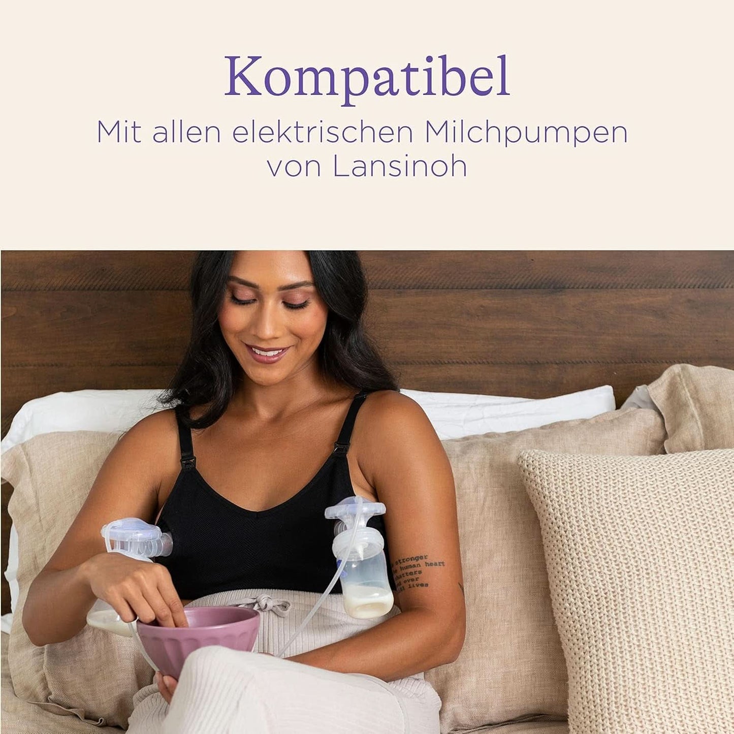 Lansinoh Pump Set - set med underhålls-/ersättningsdelar för elektriska bröstpumpar Tillbehör Mat och amning Bebe Naty Shop