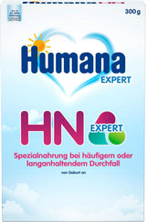 Humana HN Expert, från födseln, specialfoder för frekvent eller långvarig diarré, stödjer normaliseringen av avföringsmönstret, med banan, 300 g Naty Shop 300 gram