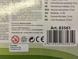 Bino World of Toys Dockhus med balkong, Leksak för småbarn från 3 år, med 3 våningar, trappor, 4 rum och balkong inkl. 15-TLG. Tillbehör, För att främja barns färdigheter, Rosa design Naty Shop dockskåp