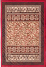 BASSETTI rutig bomull TORCELLO färg MÖRKBLÅ B1 storlek 135X190 Täcken och täcken Naty Shop Amaranto 135X190 Cm