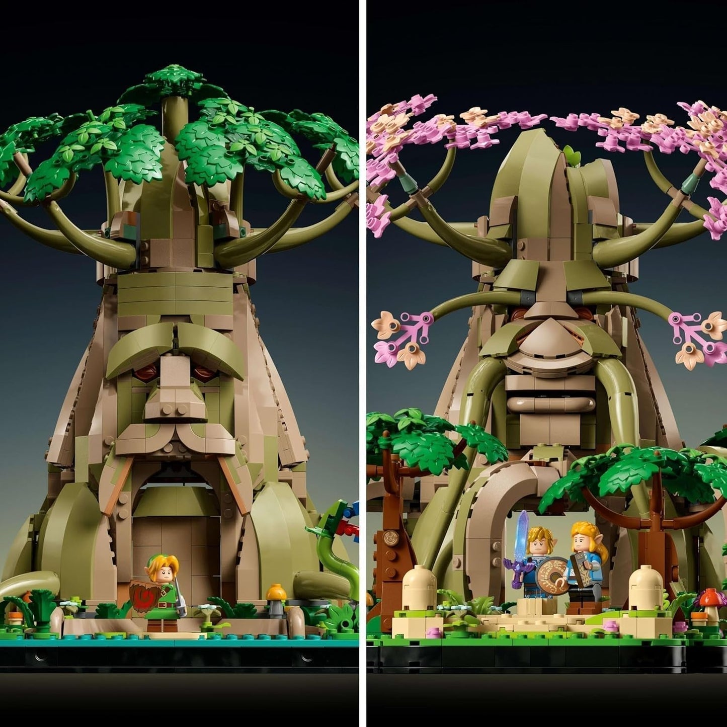 LEGO The Legend of Zelda Deku Tree 2-i-1 - samlarbit med Princess Zelda och 3 Link minifigurer - byggset för vuxna och presentidé för videospelsfans - 77092 Byggset Besuche den LEGO-Store