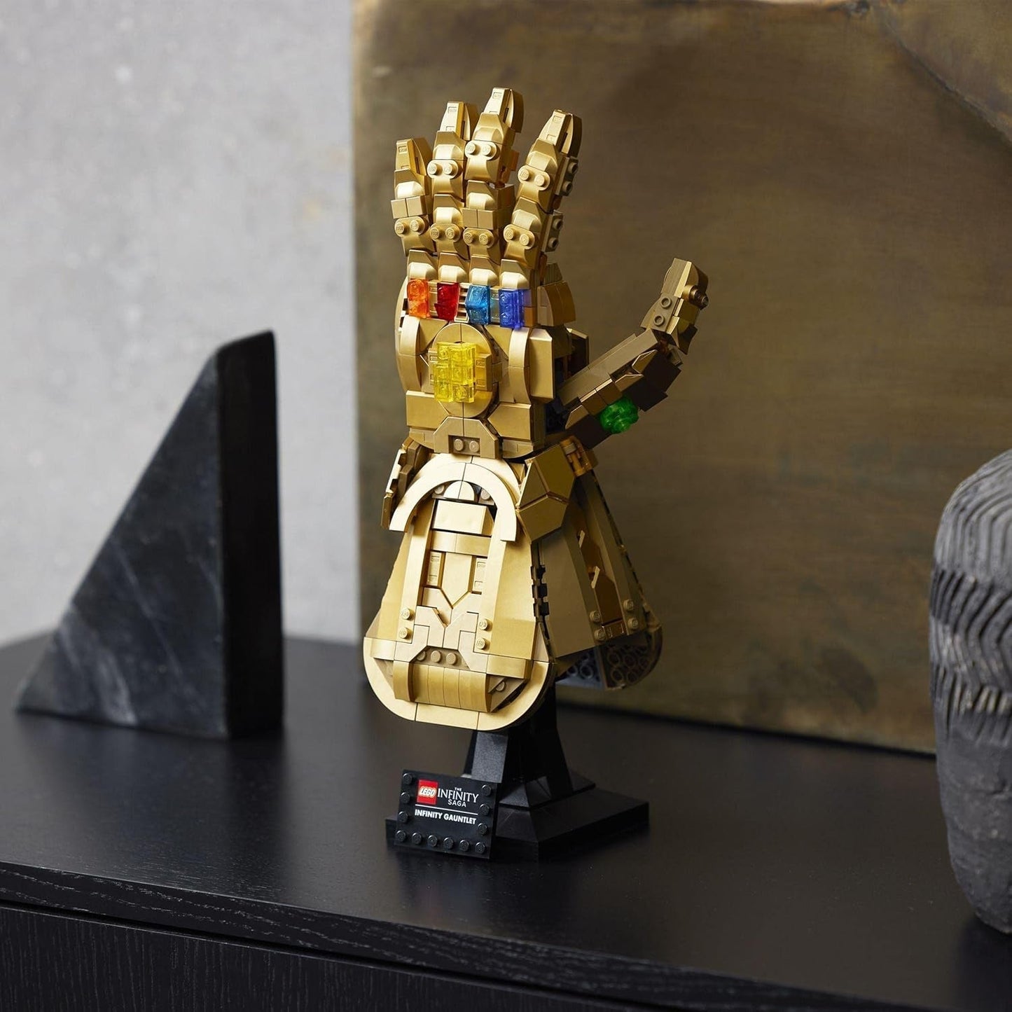 LEGO 76191 Marvel Super Heroes Infinity Glove Avengers Thanos Glove Model Building Set för vuxna Fan objekt Present för män Kvinnor Henne Honom Byggset Besuche den LEGO-Store