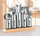 Bestickhållare i rostfritt stål, 1 pack, silver Kitchen Naty Shop A 2 st