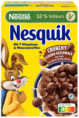 Nesquik Nestlé Nesquik Crunchy Breakfast, flingor med choklad och fullkorn, 1 förpackning (1 x 330g)