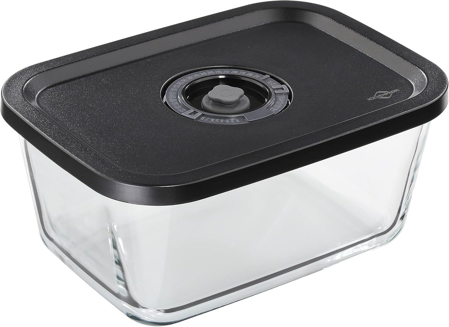 Vakuumsats Küchenprofi EASYFRESH | Set med 7 delar | 1x elektrisk vakuumpump, 1x vakuumburk S, M och L, 3x vakuumpåsar 22x21 cm | borosilikatglas, högkvalitativ plast | förberedelse och förvaring Matförvaringslådor Naty Shop Vakuumlåda L