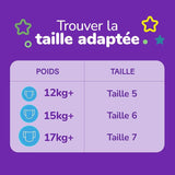 Huggies Pull-Up Trainer-dagblöjor för pojkar - 2-4 år Storlek 6-7 Pull-Up-blöjor (40 byxor) - Toaletträningsbyxor för enkel toalettträning - Lär dig från vått till torrt