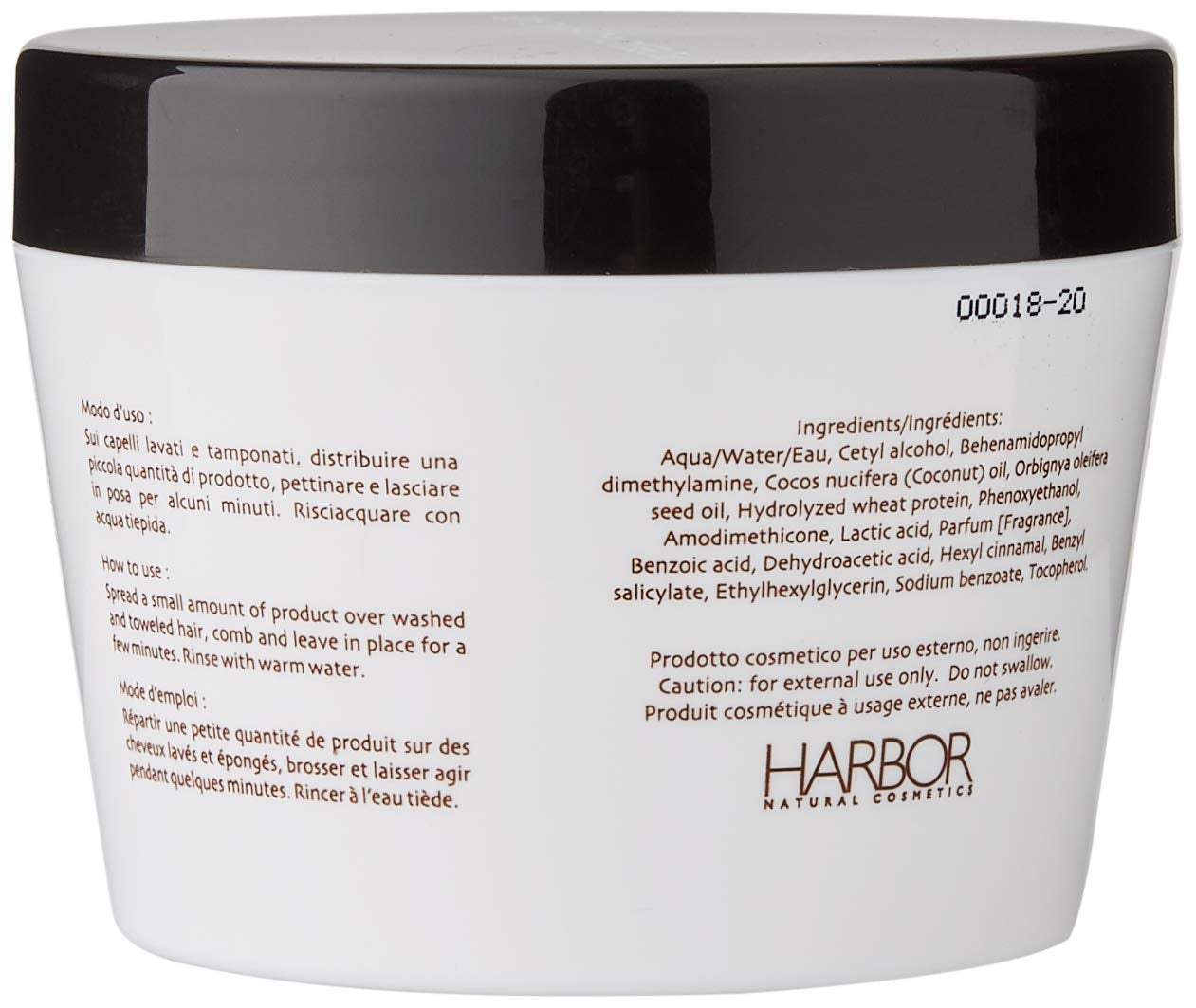 Phytorelax Intensiv Nourishing Hair Mask med kokosnötsolja, 1 förpackning (1 x 250 ml) Naty Shop Hair Mask
