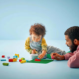 LEGO DUPLO byggskiva i grönt, Byggleksak för småbarn från 18 månader, För att visa modeller, Låter förskolebarn bygga kreativt och leka fantasifullt, Pedagogisk leksak 10460 Byggset Besuche den LEGO-Store