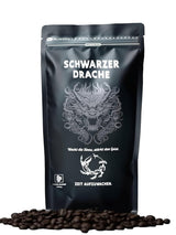 Black Dragon Espresso 100% Robusta - Extra starkt rostade kaffebönor - Mycket starkt och fylligt kaffe med hög koffeinhalt - Mycket stark espresso