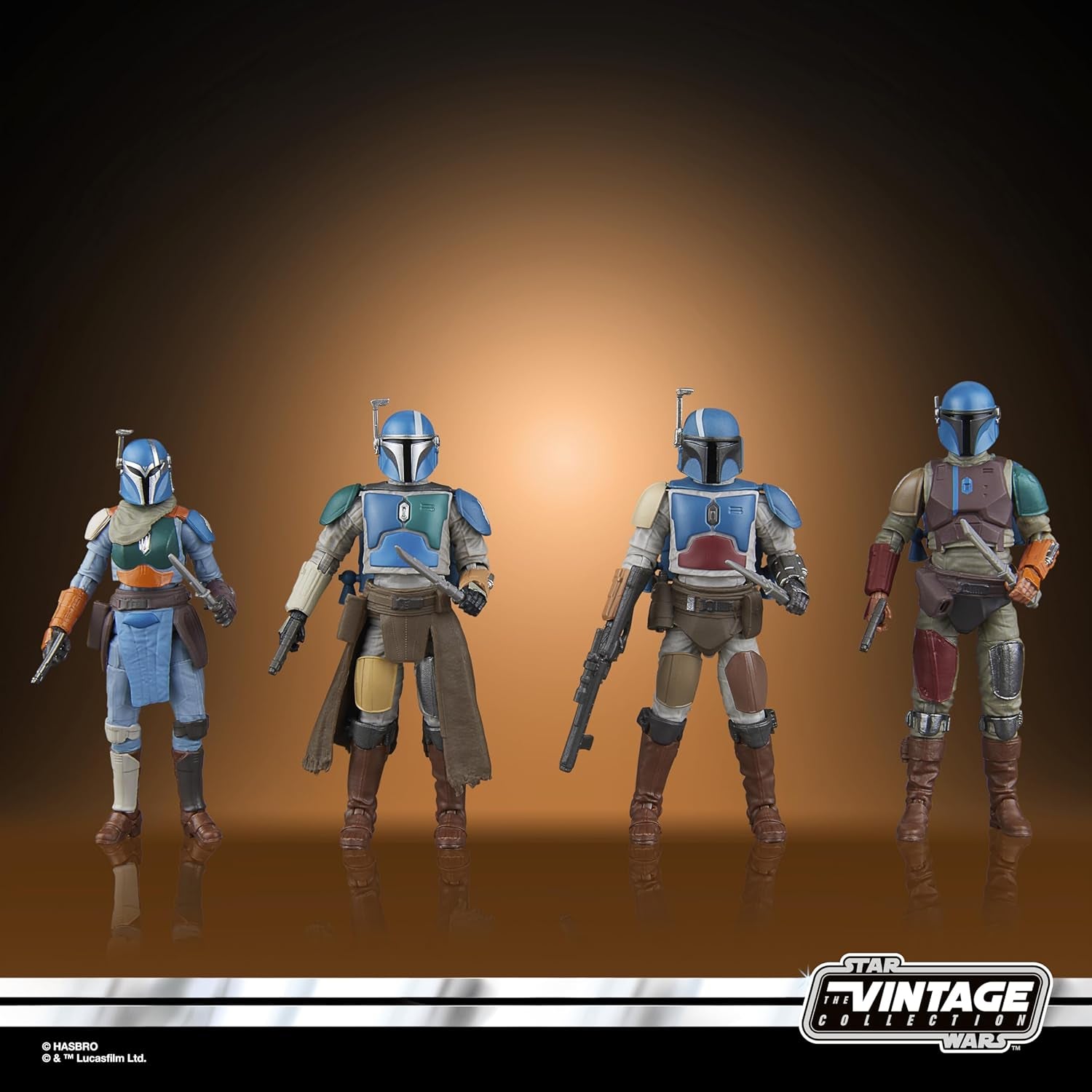 Star Wars Vintage Collection Mandalorian Shriek-Hawk, 4-pack Mandalorian, skala 9,5 cm Actionfigurer Naty Shop