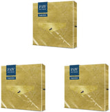 PAW - 3-lagers servetter (33 X 33 Cm) I 20 delar I Perfekt för födelsedagar, fester, bröllop, nattvard och helgdagar I Färgade pappersservetter - speciella tillfällen, prydnadsföremål I Inspiration Classic (guld)