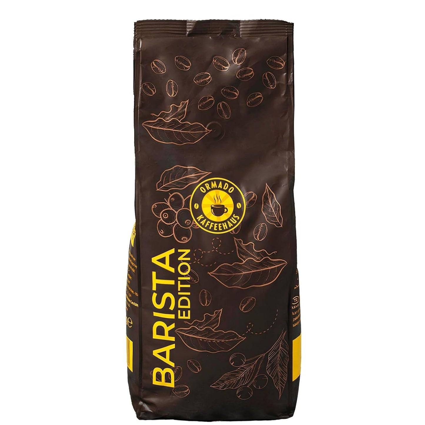 Ormado Coffee House, kaffekapslar, patenterade Kenya-kaffebönor - Arabica och Robusta-blandning, hela kaffebönor för helautomatiska kaffemaskiner, rostade bönor, helkaffe 1 kg, helautomatisk