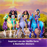 Unicorn Academy Ankleidepuppe Ava - die Originalpuppe zur beliebten Netflix-Serie, 24 cm bred och med 7 tillbehör för fantasifulla rollspel, för Kinder från 4 Jahren