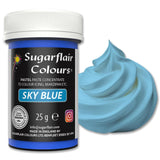 Matfärg Sugarflair Paste Pastel Sky Blue, matfärg för pasta, för fondant och marsipan, koncentrerade färger Spectral - 25 g