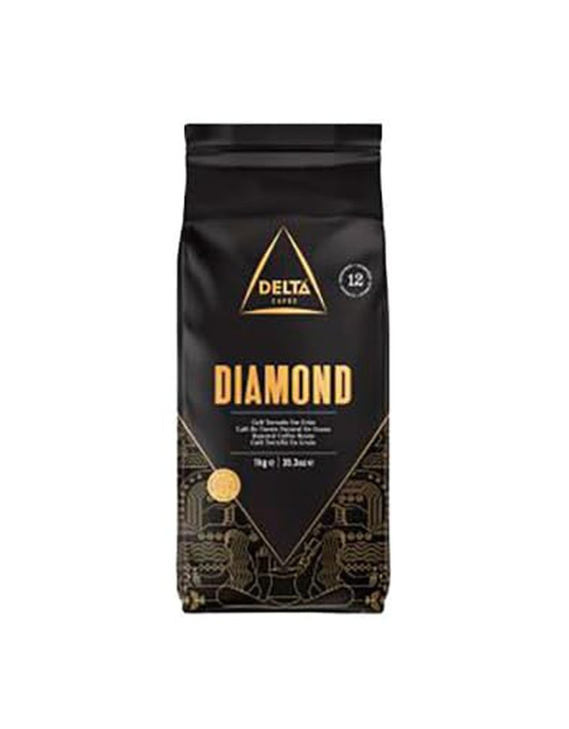 Delta Diamond kaffebönor 1 kg – Intensiv arom, premiumrostade, hela bönor