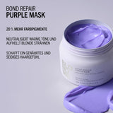 Schwarzkopf Professional BLONDME Bond Repair Purple Mask Mask för kallt hår Neutraliserar gula toner för färgat, blekt och ljust hår Djupvårdande och stärkande 200 ml Hårmask Naty Shop