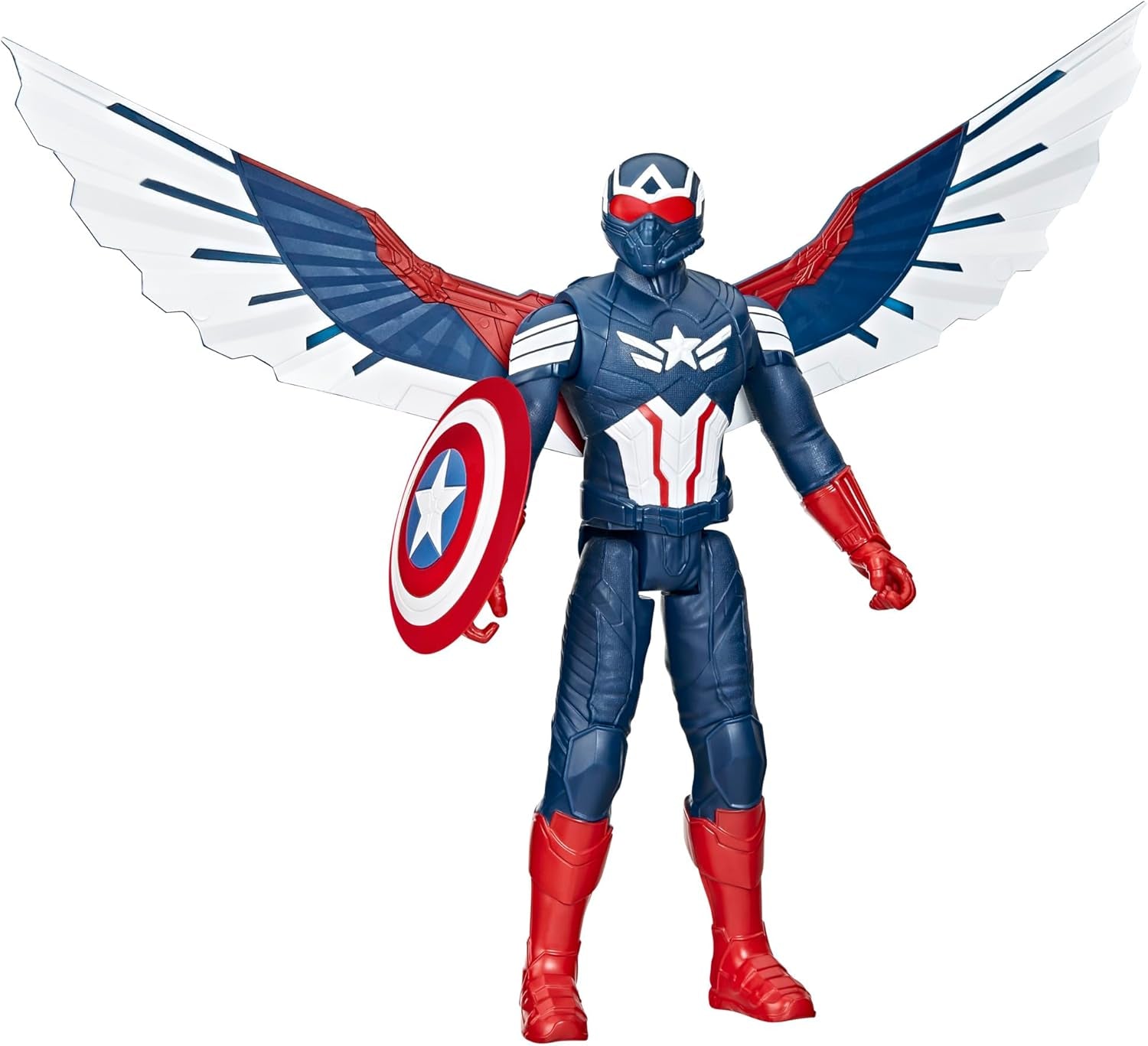 Marvel Studios Captain America Brave New World, Captain America Deluxe Actionfigur, 30 cm Actionfigurer Naty Shop Standardtitel