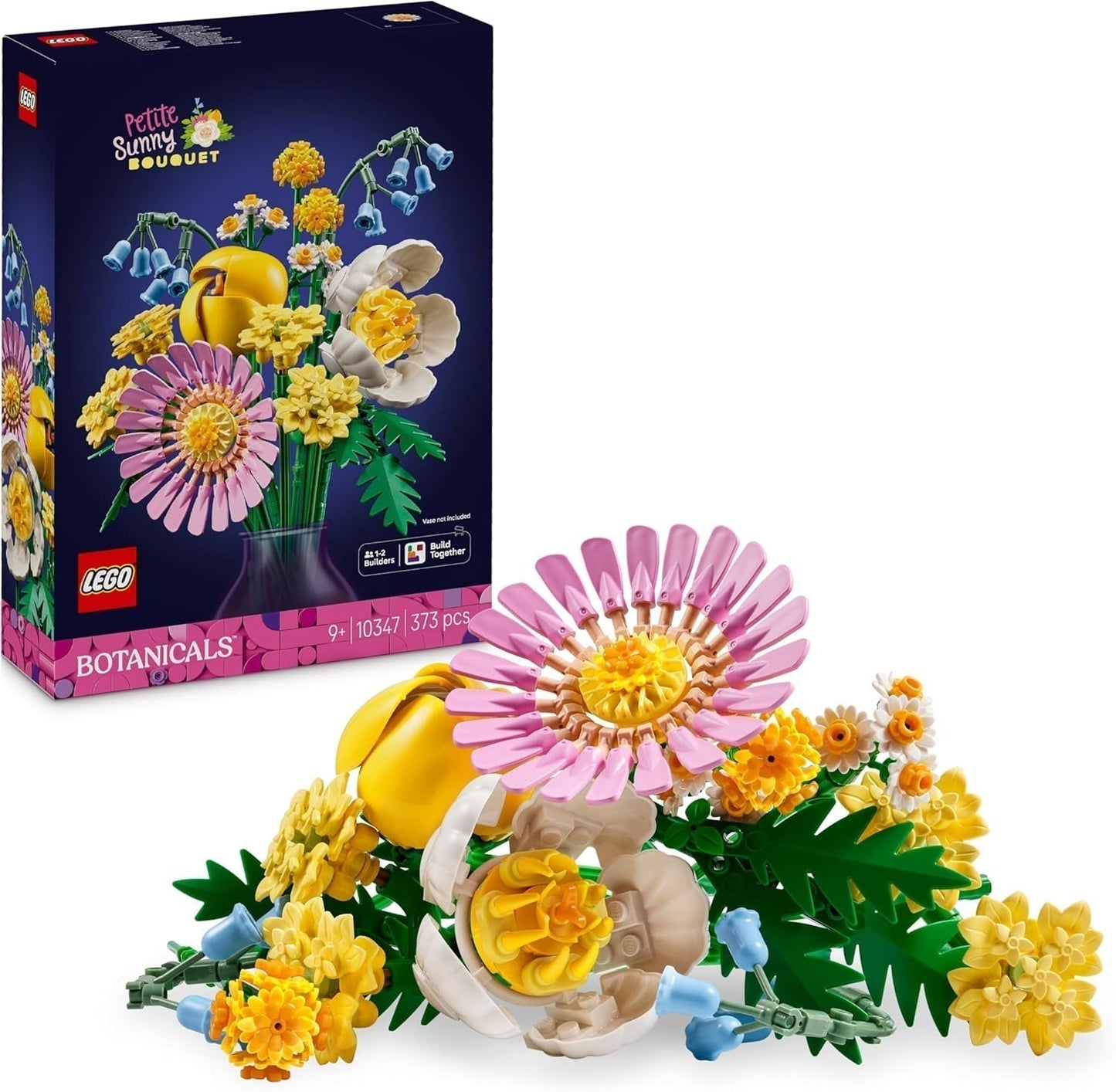 LEGO Botanicals Liten sommarbukett - Byggsats med konstgjorda blommor - Inkl. blåklockor, smörblommor, tulpaner - Presentidé för kvinnor, mammor och män - 10347 Byggset Besuche den LEGO-Store Standardtitel