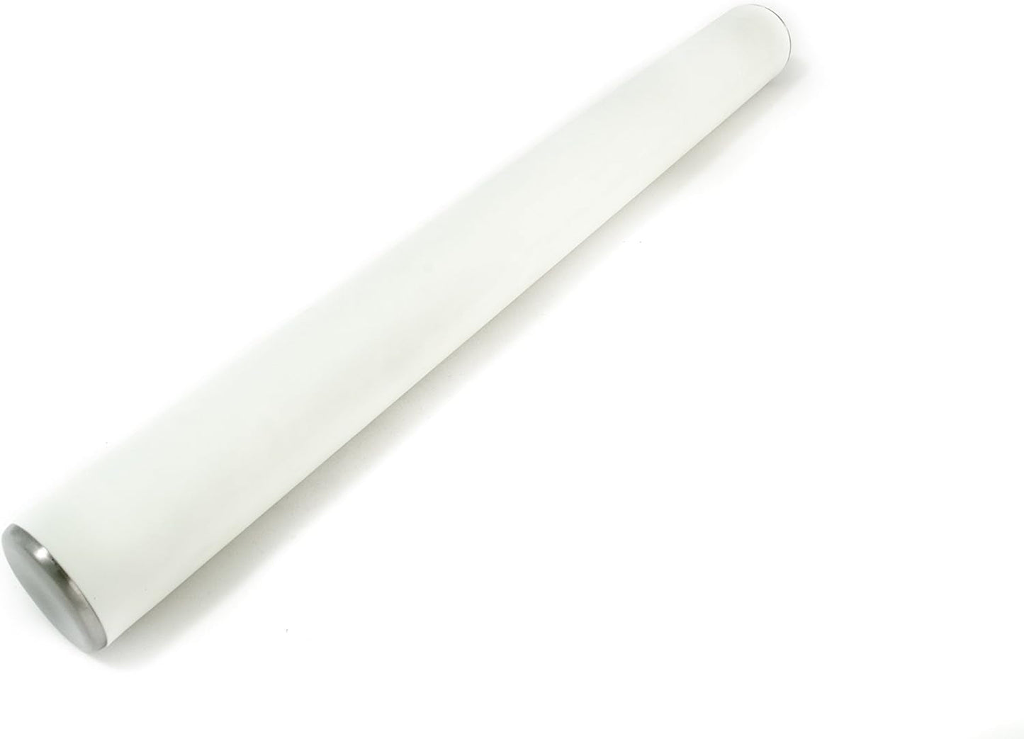 Städter professionell kavel med silikonyta, Ø 5 cm, L 49 cm, för perfekt kavling av fondant och marsipan, livsmedelsgodkänd silikon, vit