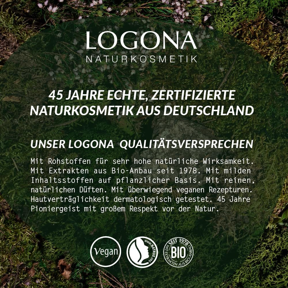 LOGONA Natural Cosmetics Plant Hair Color Cream 240 Nougat Brown, Naturlig färg för brunt hår med henna, färgande kräm för bruna toner, färgning för mörkt hår, 150ml Hårfärgning Naty Shop