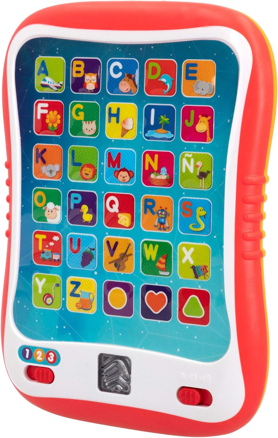 winfun ColorBaby 44256 Inlärningsbricka med ljus och ljud Babyleksaker Naty Shop Educational Tablet