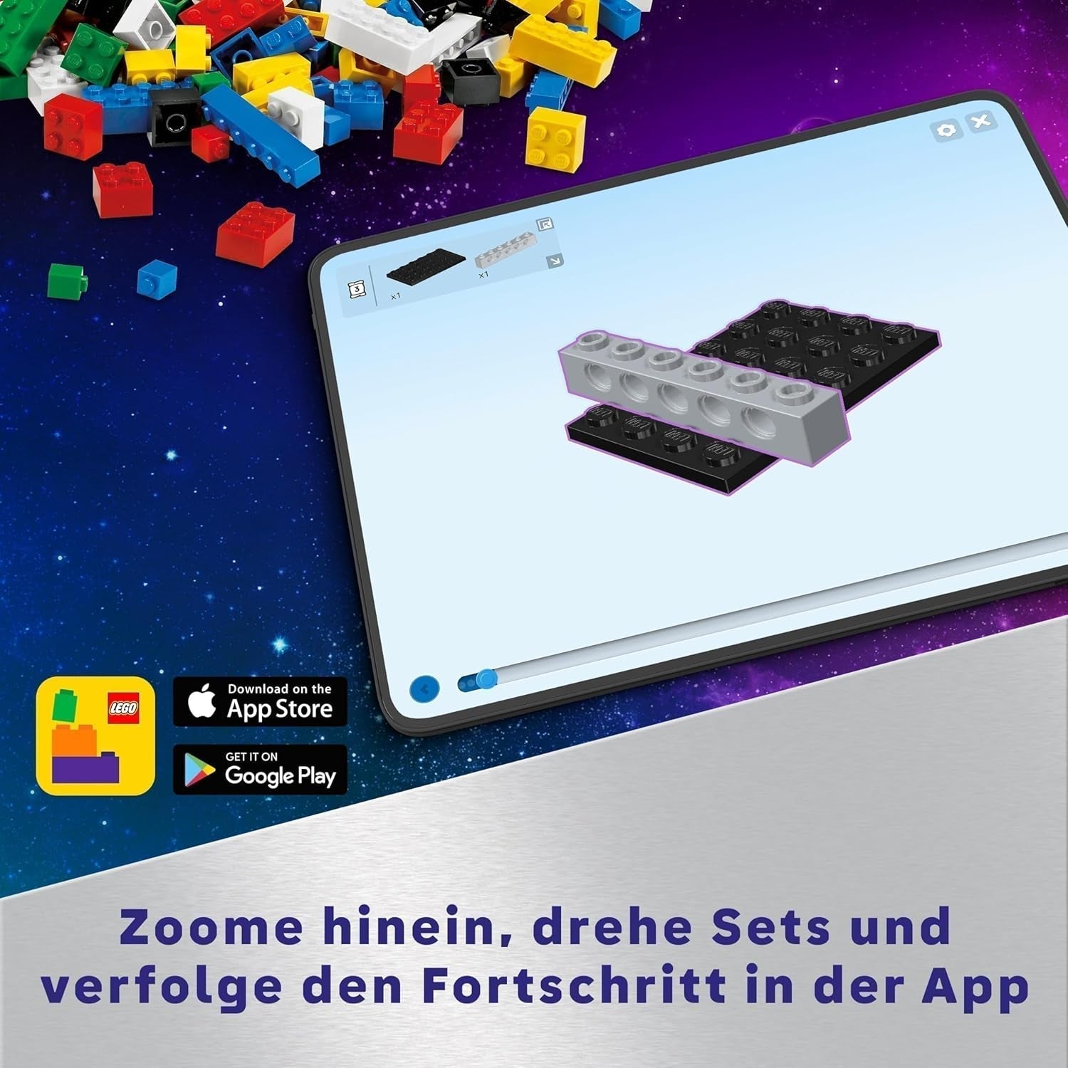 LEGO City Spaceship, rymdfärja rymdleksak för barn att bygga, pojkar och flickor från 6 år, set med astronautfigur 60430 Byggset Besuche den LEGO-Store