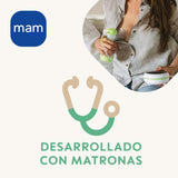 MAM 2 i 1 elektrisk och manuell bröstpump, direkt borttagning från flaska eller förvaringsbehållare, stimulering och borttagning, digital display Tillbehör Mat och amning Bebe Naty Shop
