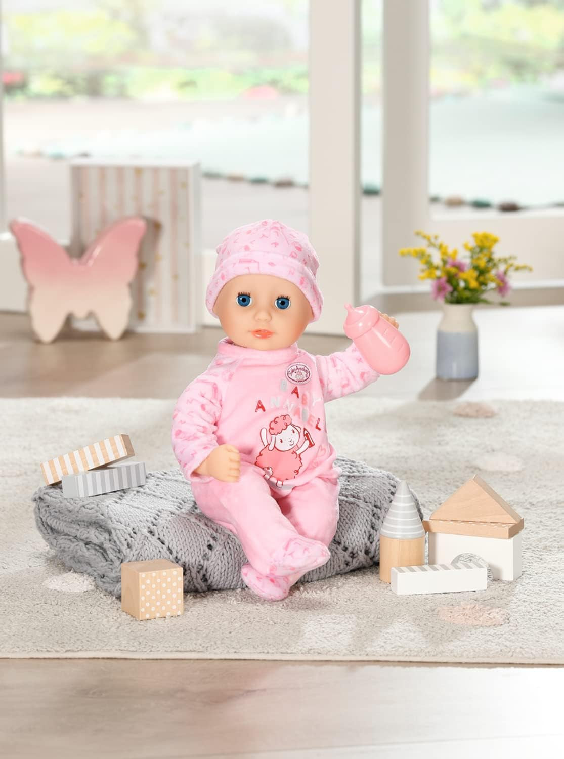 Annabell Little Annabell mjuk docka 36cm, med tygkropp och sömniga ögon, 36cm, 709870 Zapf Creation